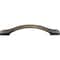 Jeffrey Alexander 128 mm Center-to-Center Antique Brushed Satin Brass Strap Mirada Cabinet Pull 80152-128ABSB - alternate 2